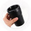 5Pcs Compact Black Car Butt Bucket Smokeless Auto Ashtray with Lid 5