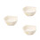 3Pcs Kitchen Fruit Bowl Double Layer with Phone Holder Beige 9