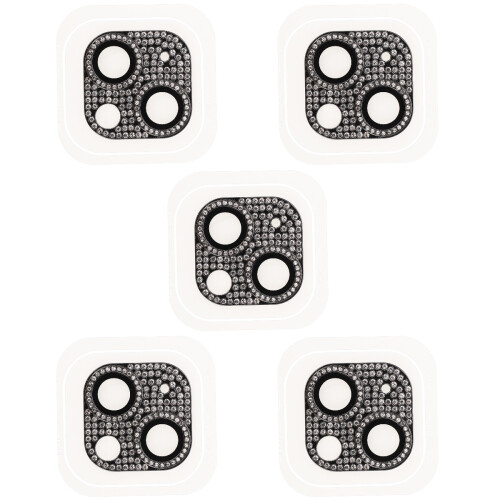 5Pièces Protecteurs Caméra Téléphone Strass Résistance