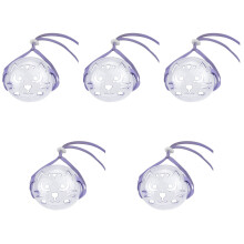 5Pièces Muselière Pratique Violette Pour Chat Usage Domestique