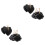 40Pièces Ardoises Mini Suspendues Noires Table Mariage Artisanat 1