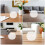 2Pcs Transparent Plastic Fish Bowls Small Portable Decorative Tanks 7