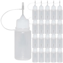 30St Plastic En Rvs Naaldpunt Squeeze Voor Verf, Lijm En