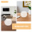 2Pcs Transparent Plastic Fish Bowls Small Portable Decorative Tanks 9