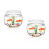 2Pcs Transparent Plastic Fish Bowls Small Portable Decorative Tanks 10