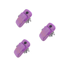 3Pièces Brassard Fitness Violet En Oxford Pour Rangement De Téléphone