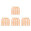 24Pcs Sturdy Wood Bucket Handle Replacement Smooth Grip for Home Use 5