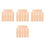 24Pcs Sturdy Wood Bucket Handle Replacement Smooth Grip for Home Use 7