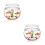 2Pcs Transparent Plastic Fish Bowls Small Portable Decorative Tanks 11