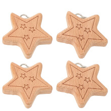 4Pièces Clips Bébé En Bois Clair, - DIY Durable Facile