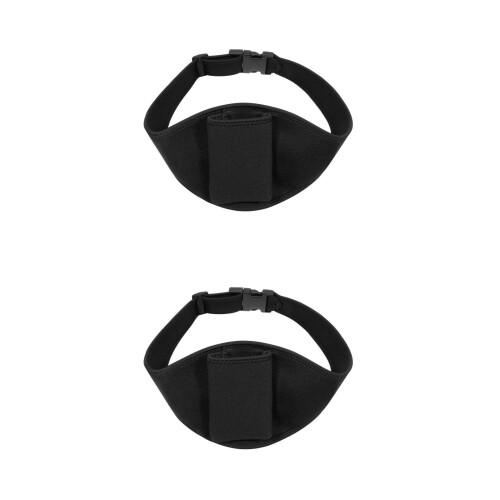 2Pièces Sac Ceinture Microphone Noir Pochette Adaptée Multi-Usages