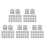 100Pcs Thick Silicone Vibration Isolation Pads for Hard Disk Stability 5