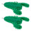 6Pcs Ergonomic Diamond Art Pens Green Plastic Precision Tools for DIY 2