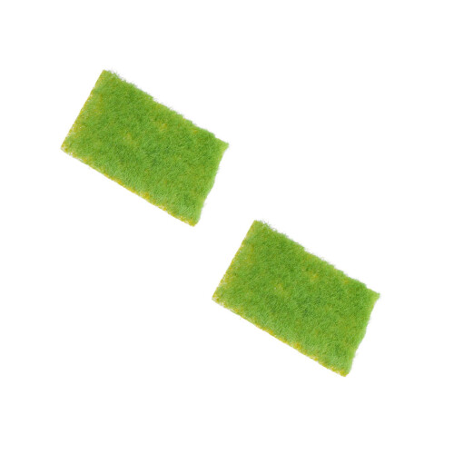 2Pcs Nylon Artificial Green Grass Clusters for Decoration Use 2