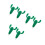 6Pcs Ergonomic Diamond Art Pens Green Plastic Precision Tools for DIY 9