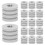 100Pcs Thick Silicone Vibration Isolation Pads for Hard Disk Stability 11