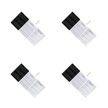 4Ensembles Stickers Clavier Piano Amovibles PVC Bois Pour Débutants