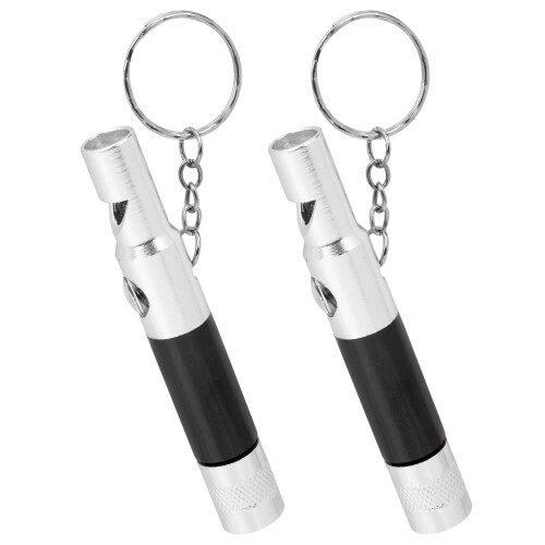 8Pièces Sifflets De Randonnée Robustesse Avec LED Noir