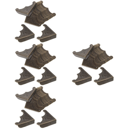 120Pièces Protège-Corners Métal Pour Bois Vintage