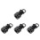 4Ensembles Supports Pédales Pliantes Noir Alliage Renforcé 1