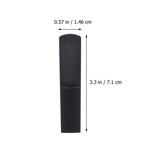 5Pcs Durable Black Resin Saxophone Reeds Fine Workmanship Replacement 1