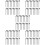 250Pièces Brosse Jetable Cils Noir Outils À Domicile 1