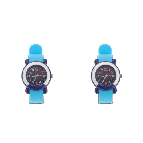 2Pièces Quartz Étanche Enfants Bracelet Réglable