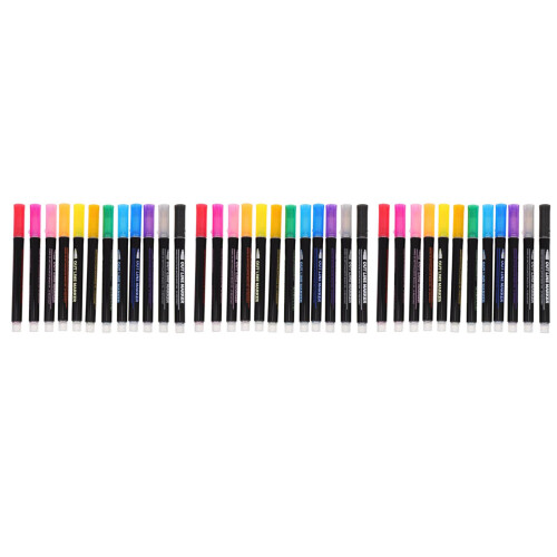 36Pièces Marqueurs Peinture Multi-Usage Assortis Stylos Professionnels
