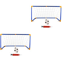 2Sets DIY Voetbalnet Sportdoel Handgemaakt Weerbestendig Speelgoed