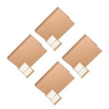 4Pièces Couvertures Kraft Nettoyage Facile