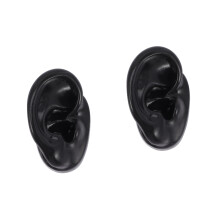 2Pièces Modèles Silicone Oreilles Pour Pratique Présentation