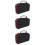 3Pièces Rigide Clavier Noir, Protection Étanche, Portable 1