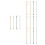 16Pcs Multi Color Stainless Steel Rectangular Drink Stirring Paddles 8