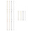 16Pcs Multi Color Stainless Steel Rectangular Drink Stirring Paddles 9