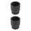 2Pièces Douille Impact Profonde Noir Clé Pour Écrou Roue Lock 1