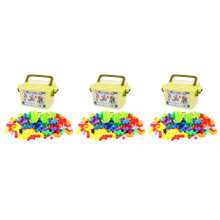 3Ensembles Educatives En Plastique Multicolores Jouet D’éveil