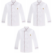 3St Witte Chefjas Casual Koksjas Catering