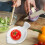2Pcs Ceramic Plate Garlic Mincer Ginger Grinder Kitchen Tool 5
