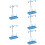 5Ensembles Supports À Fil Universels Ciel-Bleu Pour Machine À 1