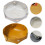 4Pcs Riveted Desktop Storage Trays for Office Home Use 5