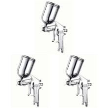 3Pièces Buse Spray Airbrush Argentée Peinture Auto Economique