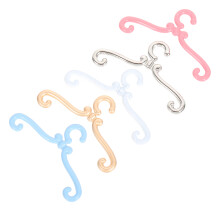 75St Mini Poppenkledinghangers Metaal Assorti Kleuren Voor