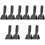 10Pcs Ergonomic Black Mop Rod Clip Replacement Clamp for Mop Handle 5