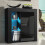 Sideboard Serene 83cm - Black with Gloss Doors and LED Lights 1