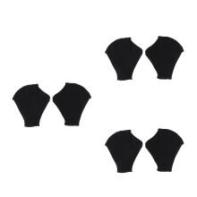 3Paires Palmés Noir Pour Natation Confort Performance