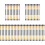 100St Professionele Dubbelzijdige Oogschaduwkwast Gouden Makeup Tool 1
