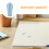 90Pcs Silicone Ear Spoon Covers Sky-Blue Reusable Ear Wax Removal Tool 9