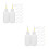 30Pcs White Plastic Precision Applicator Bottles for Pottery Glaze Art 6