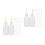 30Pcs White Plastic Precision Applicator Bottles for Pottery Glaze Art 7