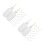 30Pcs White Plastic Precision Applicator Bottles for Pottery Glaze Art 8